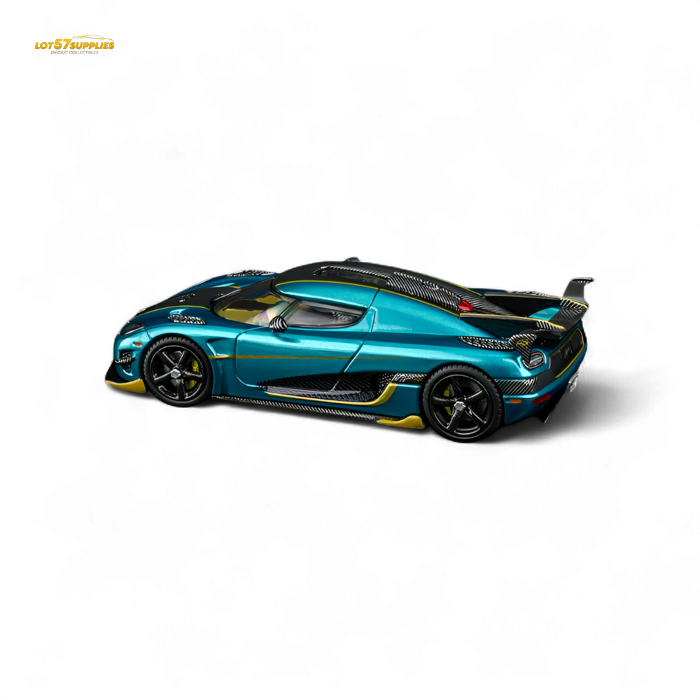 (Pre-Order) TPC Agera RS - Peacock Blue 1:64 (ONLINE ORDER ONLY)