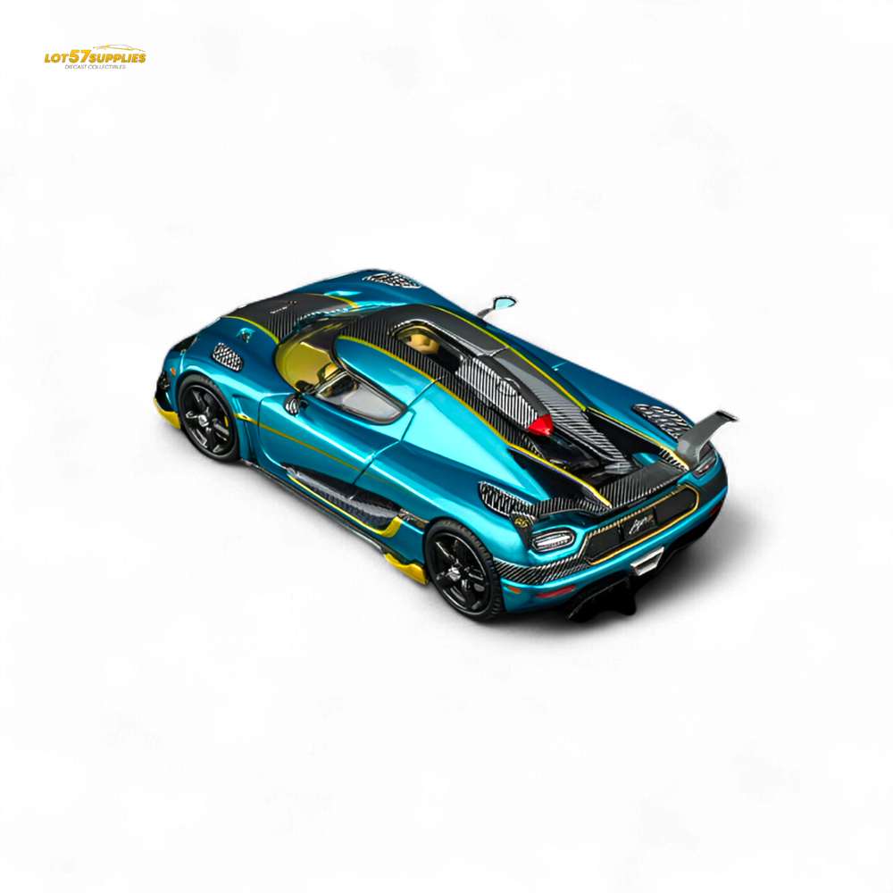 (Pre-Order) TPC Agera RS - Peacock Blue 1:64 (ONLINE ORDER ONLY)