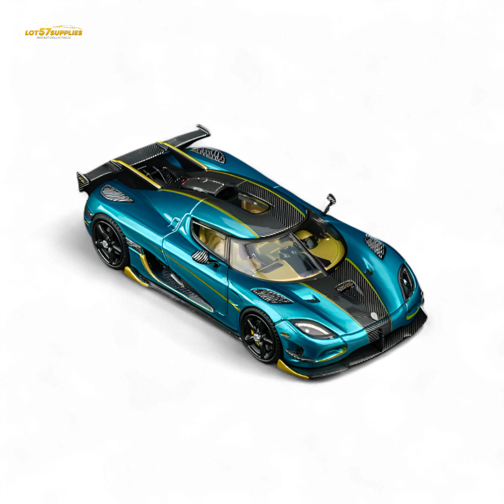 (Pre-Order) TPC Agera RS - Peacock Blue 1:64 (ONLINE ORDER ONLY)