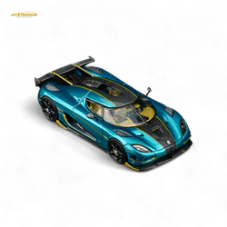 (Pre-Order) TPC Agera RS - Peacock Blue 1:64 (ONLINE ORDER ONLY)
