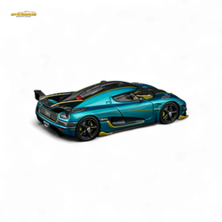 (Pre-Order) TPC Agera RS - Peacock Blue 1:64 (ONLINE ORDER ONLY)