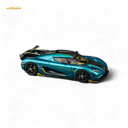 (Pre-Order) TPC Agera RS - Peacock Blue 1:64 (ONLINE ORDER ONLY)