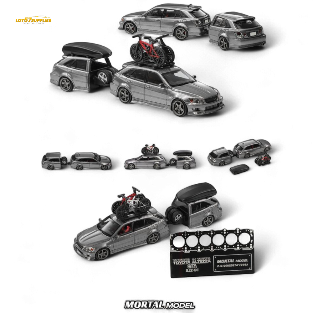 (Pre-Order) MORTAL Altezza Gita ELIXIR - Silver Gray (Trailer) 1:64 (ONLINE ORDER ONLY)