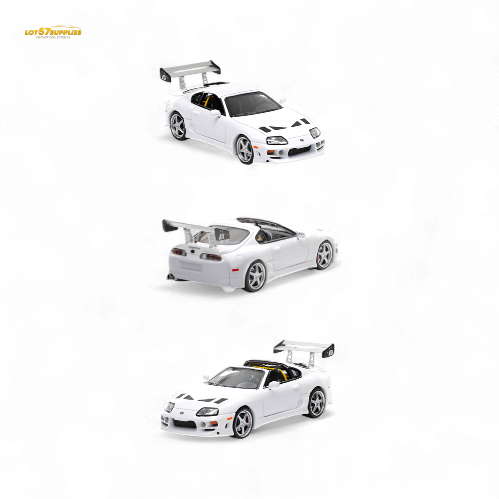 (Pre-Order) Fast Speed Supra Targa - White 1:64 (ONLINE ORDER ONLY)