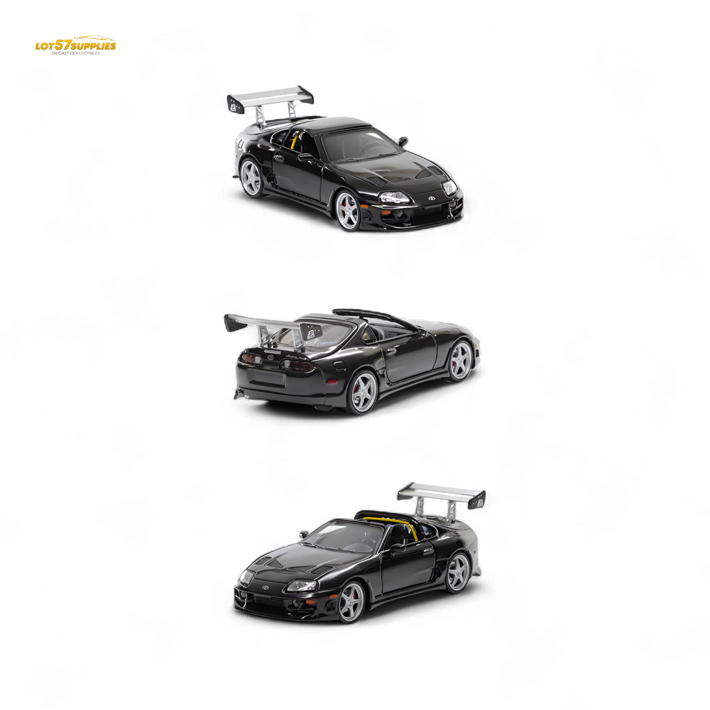 (Pre-Order) Fast Speed Supra Targa - Black 1:64 (ONLINE ORDER ONLY)