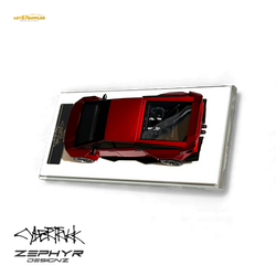 Error404 Tesla Cybertruck Custom Widebody Lowered - Metallic Red 1:64 (ONLINE ORDER ONLY)