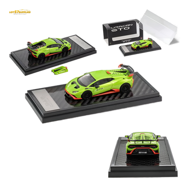 (Pre-Order) LCD Lamborghini Huracan STO - Green 1:64 (ONLINE ORDER ONLY)