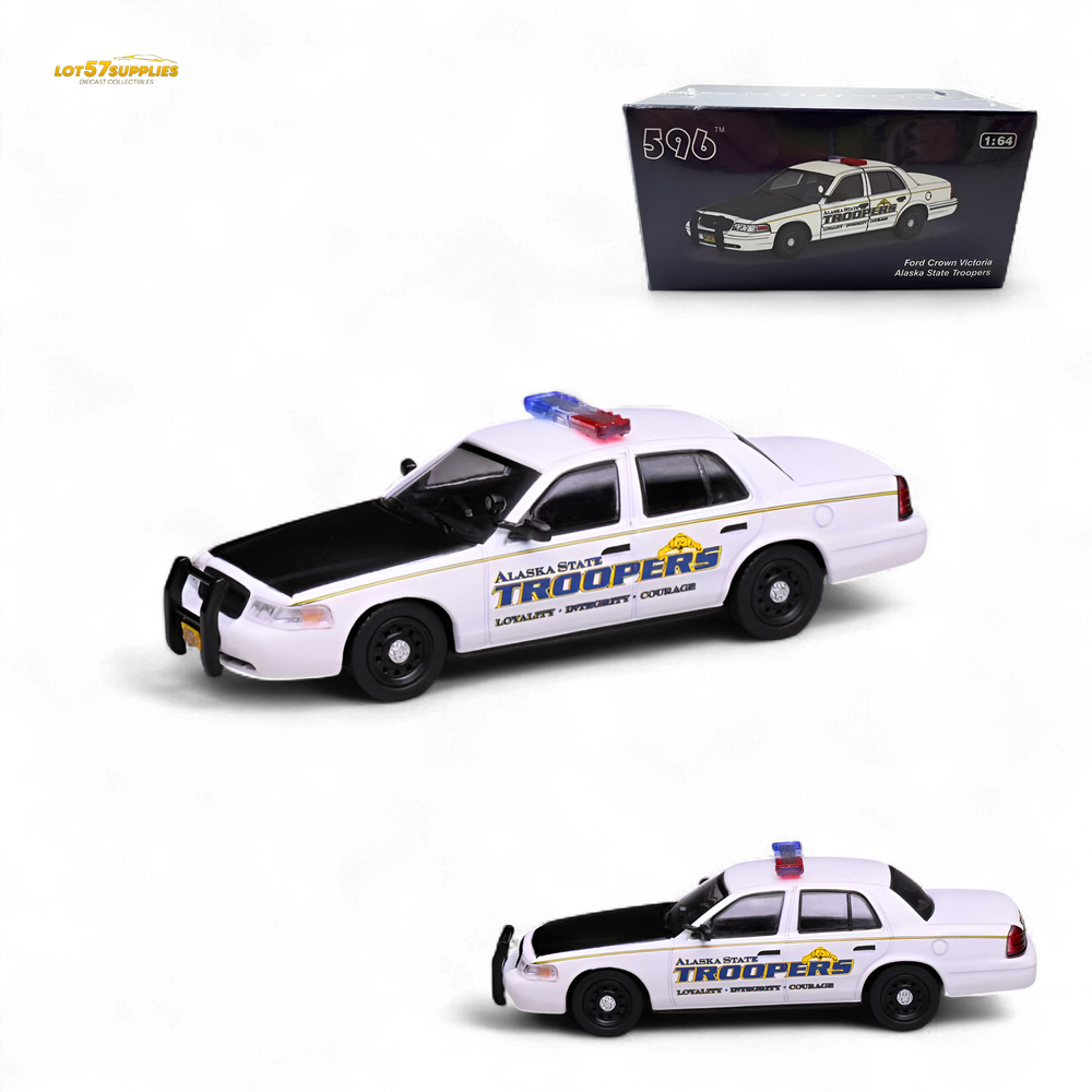 596 Ford Crown Victoria - Alaska State Troopers 1:64 (ONLINE ORDER ONLY)
