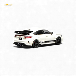 (Pre-Order) Motorhelix Civic Type R FL5 - HKS White 1:64 (ONLINE ORDER ONLY)
