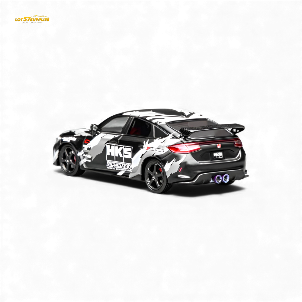 (Pre-Order) Motorhelix Civic Type R (FL5) - Black HKS 1:64 (ONLINE ORDER ONLY)