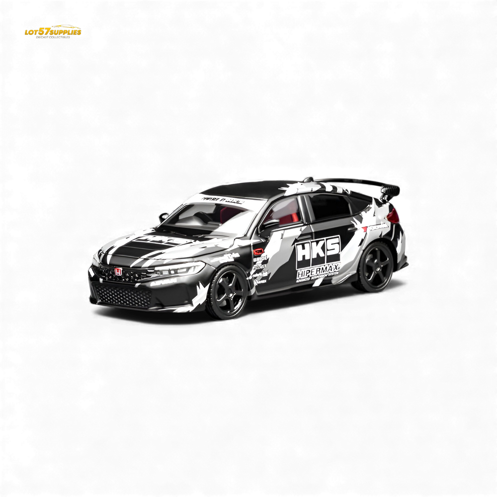 (Pre-Order) Motorhelix Civic Type R (FL5) - Black HKS 1:64 (ONLINE ORDER ONLY)