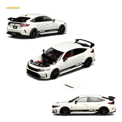 (Pre-Order) Motorhelix Civic Type R FL5 - HKS White 1:64 (ONLINE ORDER ONLY)
