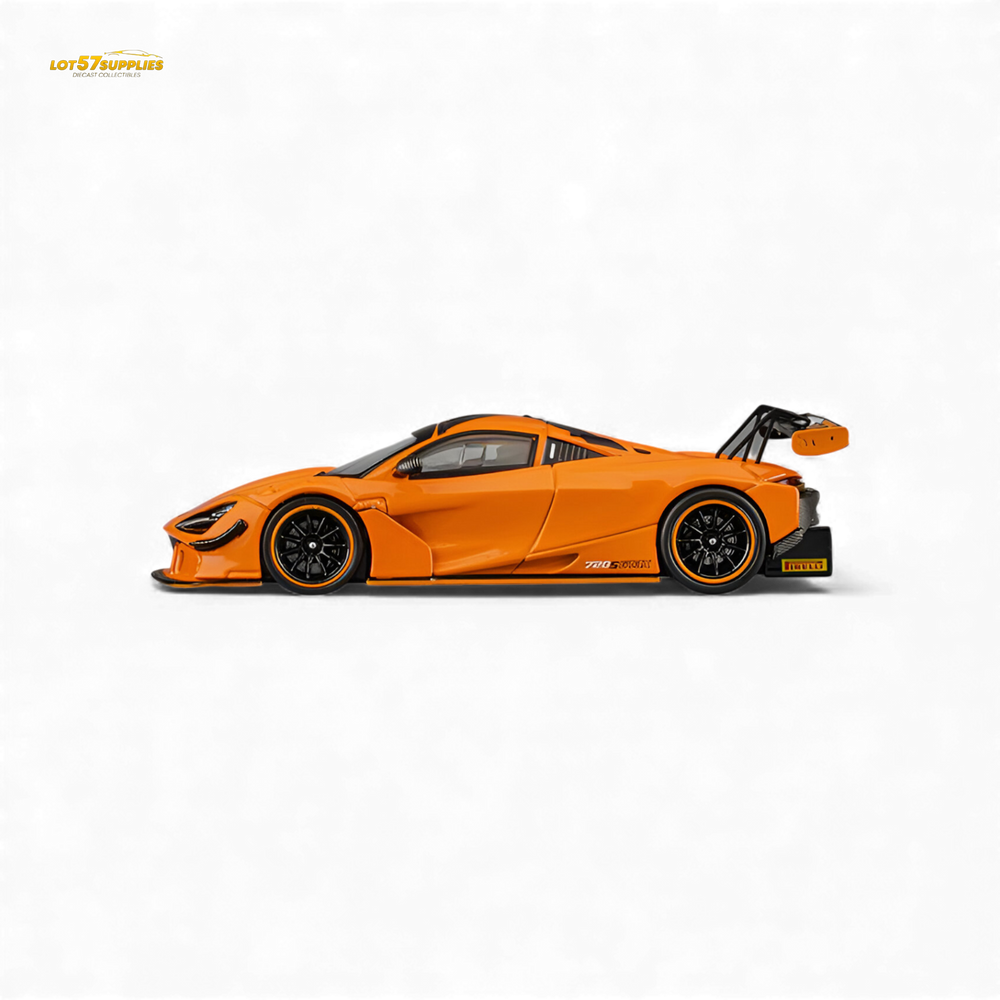 (Pre-Order) CM Model McLaren 720SGT3X - Papaya Orange 1:64 (ONLINE ORDER ONLY)