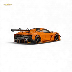 (Pre-Order) CM Model McLaren 720SGT3X - Papaya Orange 1:64 (ONLINE ORDER ONLY)