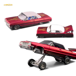 (Pre-Order) Fine Works64 Chevrolet Impala - Transparent Red Ordinary - 1:64 (ONLINE ORDER ONLY)