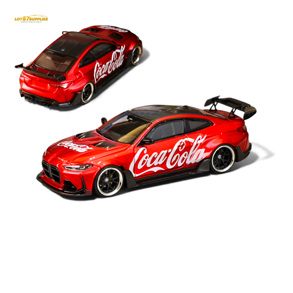 (Pre-Order) Ghost Player BMW G82 M4 Wide-Body Modified - Coca Cola 1:64 (ONLINE ORDER ONLY)