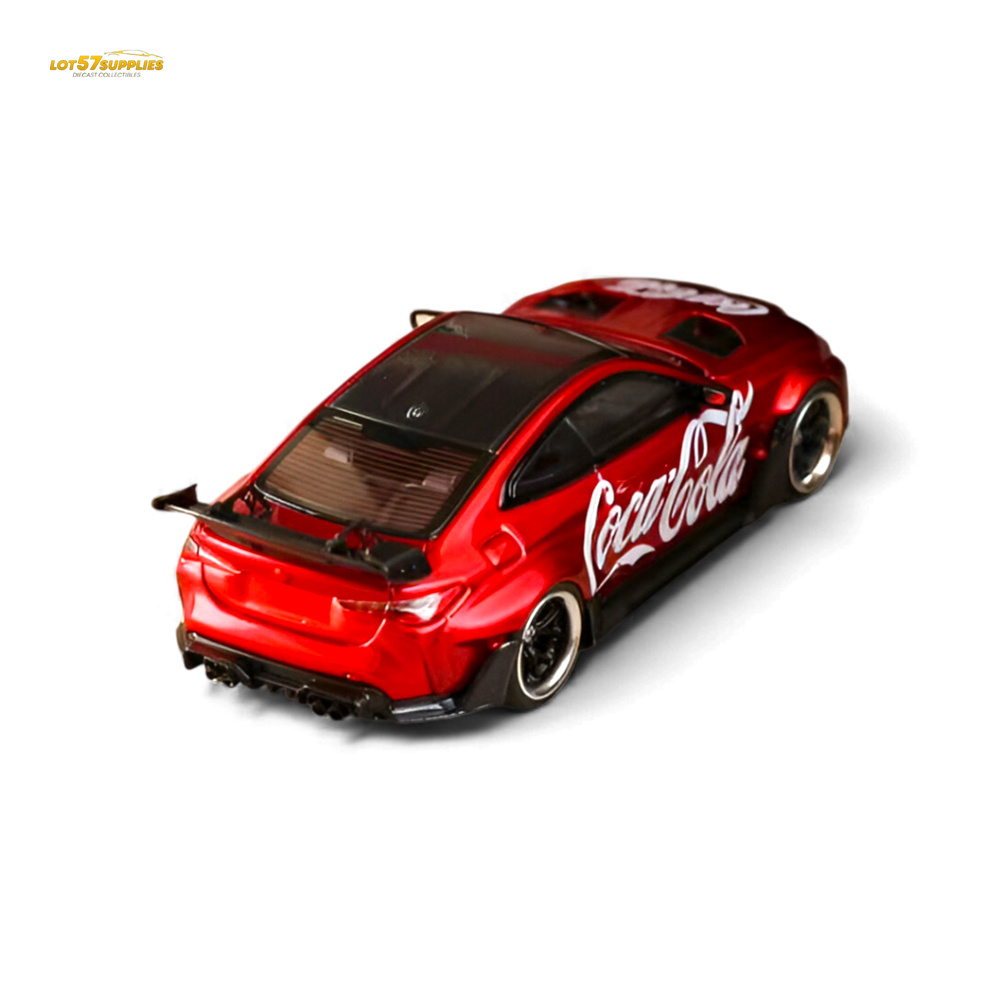 (Pre-Order) Ghost Player BMW G82 M4 Wide-Body Modified - Coca Cola 1:64 (ONLINE ORDER ONLY)