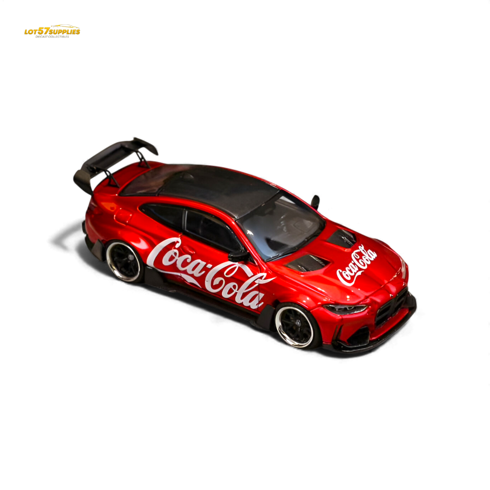(Pre-Order) Ghost Player BMW G82 M4 Wide-Body Modified - Coca Cola 1:64 (ONLINE ORDER ONLY)