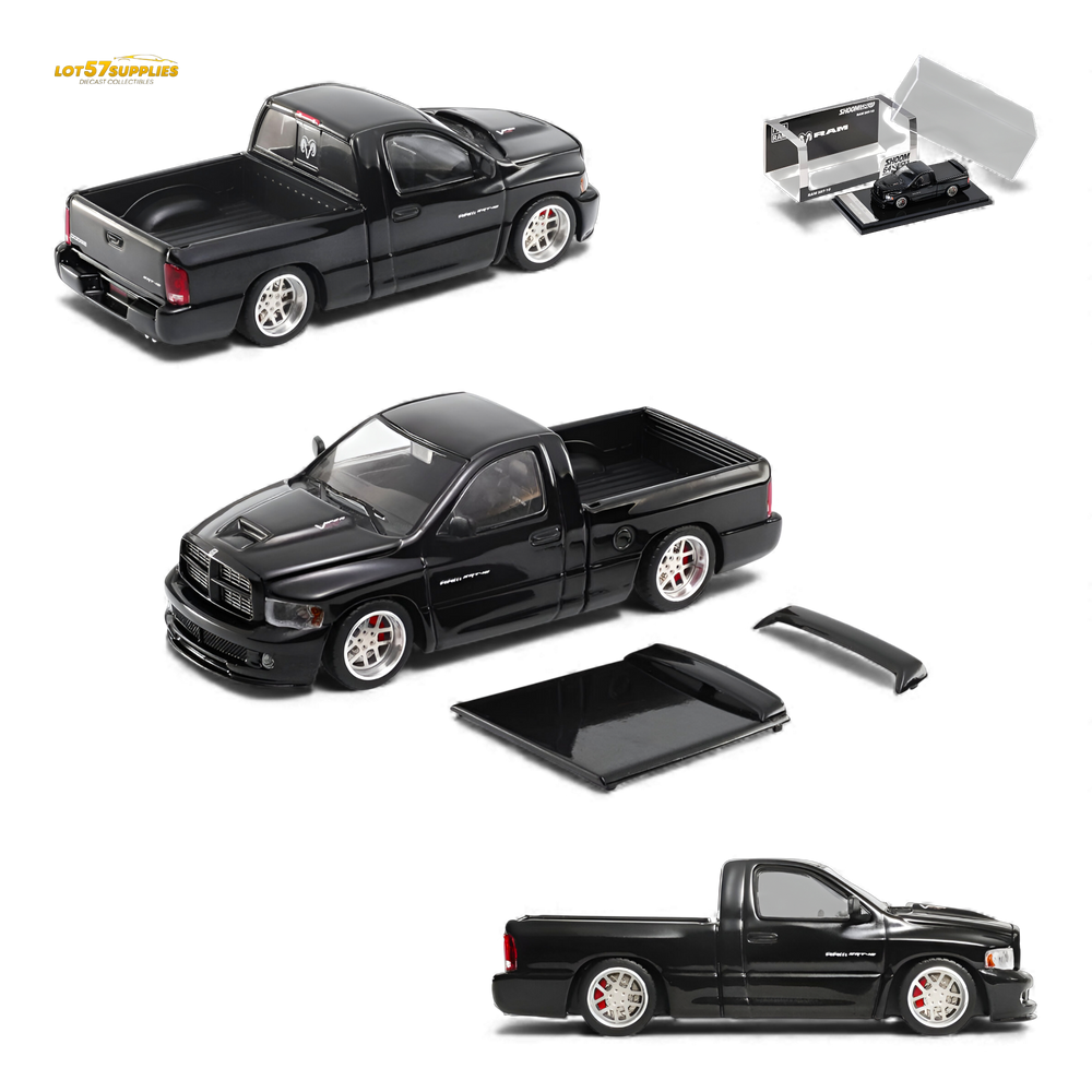 (Pre-Order) GCD Dodge RAM SRT-10 - Black (LHD) 1:64 (ONLINE ORDER ONLY)