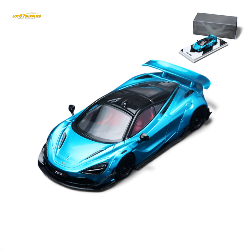 (Pre-Order) SC McLaren 720S - Bright Blue 1:64 (ONLINE ORDER ONLY)