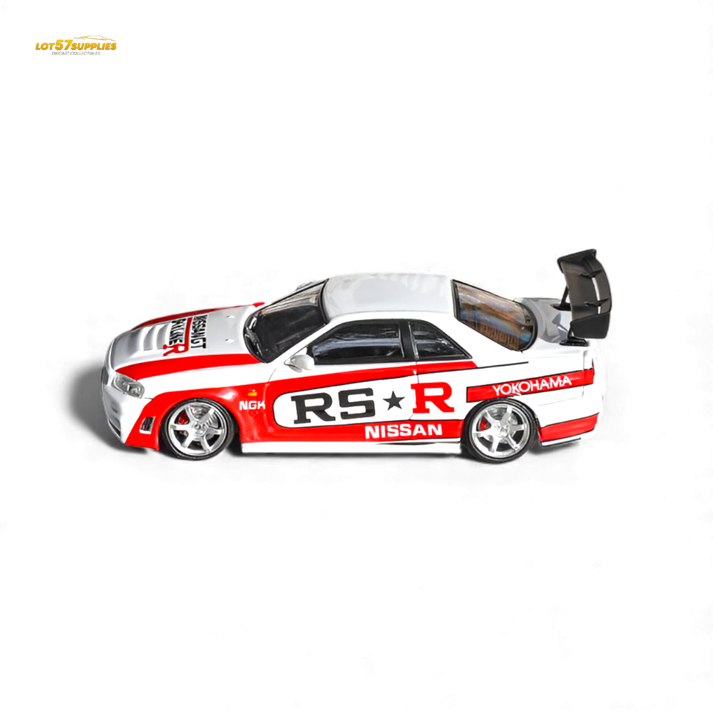 (Pre-Order) Fuji Skyline R34 GT-R Nismo Z-Tune - White RSR 1:64 (ONLINE ORDER ONLY)