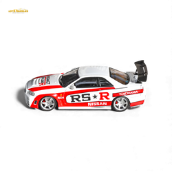(Pre-Order) Fuji Skyline R34 GT-R Nismo Z-Tune - White RSR 1:64 (ONLINE ORDER ONLY)