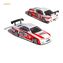 (Pre-Order) Fuji Skyline R34 GT-R Nismo Z-Tune - White RSR 1:64 (ONLINE ORDER ONLY)