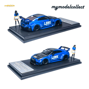(Pre-Order) MC Nissan R35 GT-R LB Works Blue 1:64