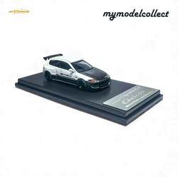 MC Civic EG6 Fujiwara Tofu Shop White Carbon 1:64