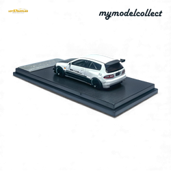 MC Civic EG6 Fujiwara Tofu Shop White Carbon 1:64