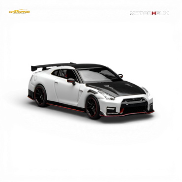 (Pre-Order) Motorhelix Nissan GT-R NISMO R35 Special Edition 2022 - Brilliant White Pearl 1:64 (ONLINE ORDER ONLY)