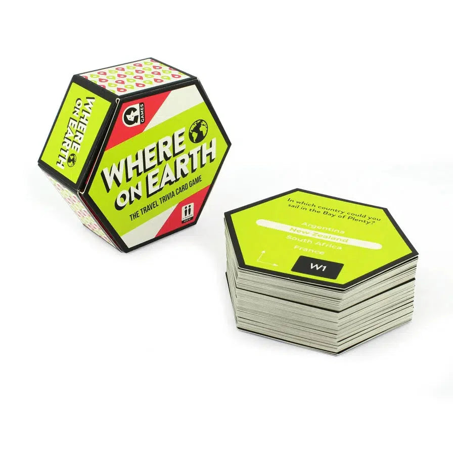 Where on Earth Trivia Card Game Ginger Fox (ONLINE ORDER ONLY)