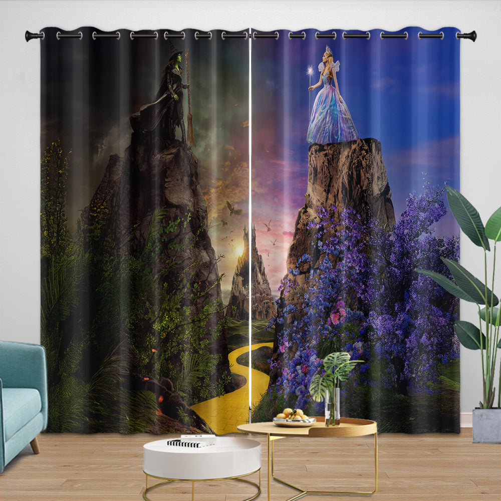 Wicked For Good Curtains Blackout Window Drapes Room Decoration (ONLINE ORDER ONLY)