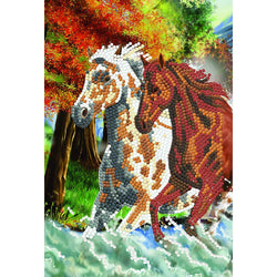 Wild Horses Crystal Art Notebook Kit Craft Buddy (ONLINE ORDER ONLY)