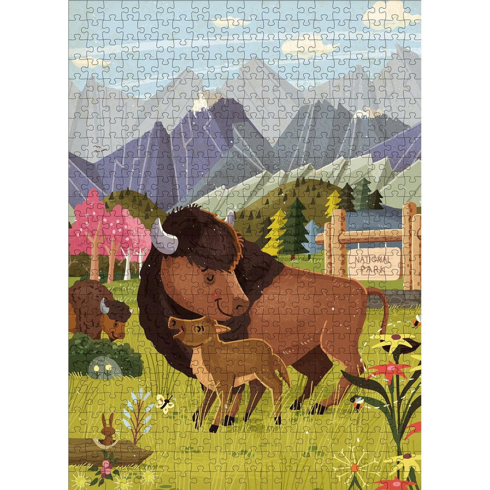 Wild & Wooly 500 Piece Jigsaw Puzzle Gibbs Smith (ONLINE ORDER ONLY)