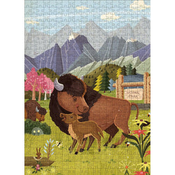Wild & Wooly 500 Piece Jigsaw Puzzle Gibbs Smith (ONLINE ORDER ONLY)