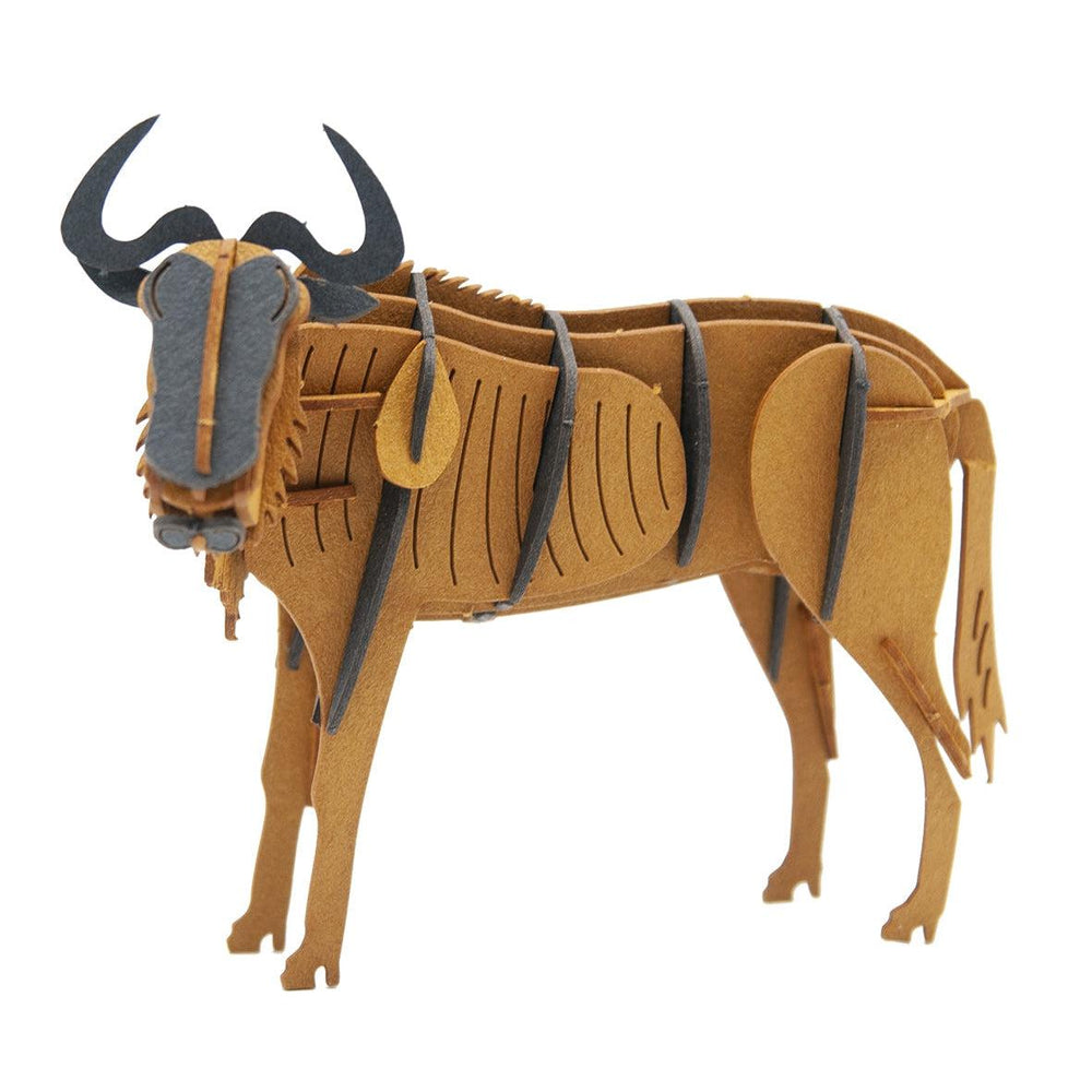 Wildebeest 3D Cardboard Model Kit Fridolin (ONLINE ORDER ONLY)