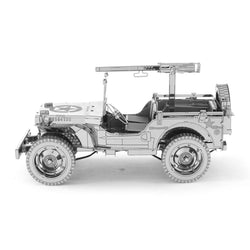 Willys MB Jeep Premium 3D Steel Model Kit Metal Earth