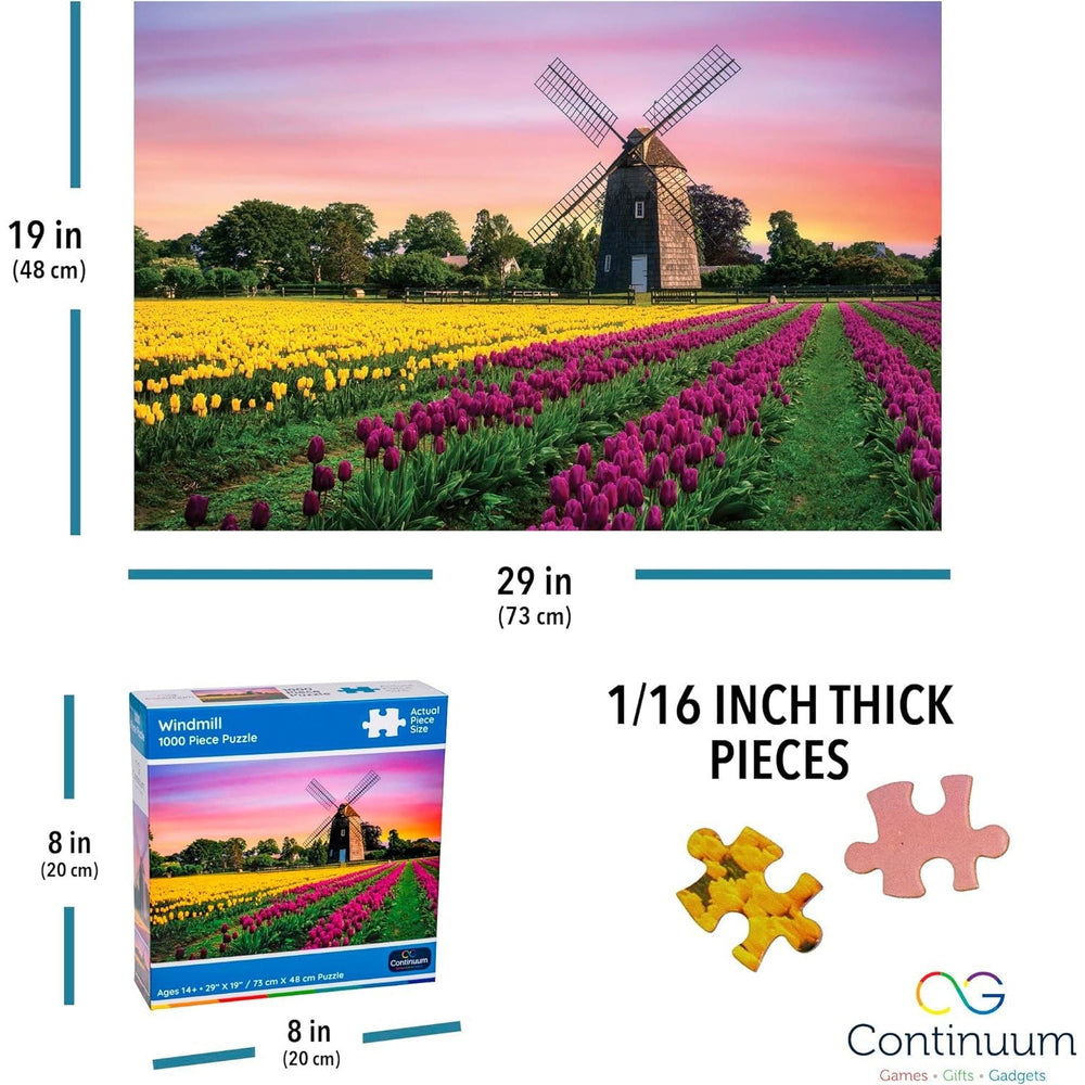 Windmill 1000 Piece Jigsaw Puzzle Continuum (ONLINE ORDER ONLY)