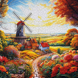 Windmill on the Farm 500 Piece Jigsaw Puzzle Springbok (ONLINE ORDER ONLY)