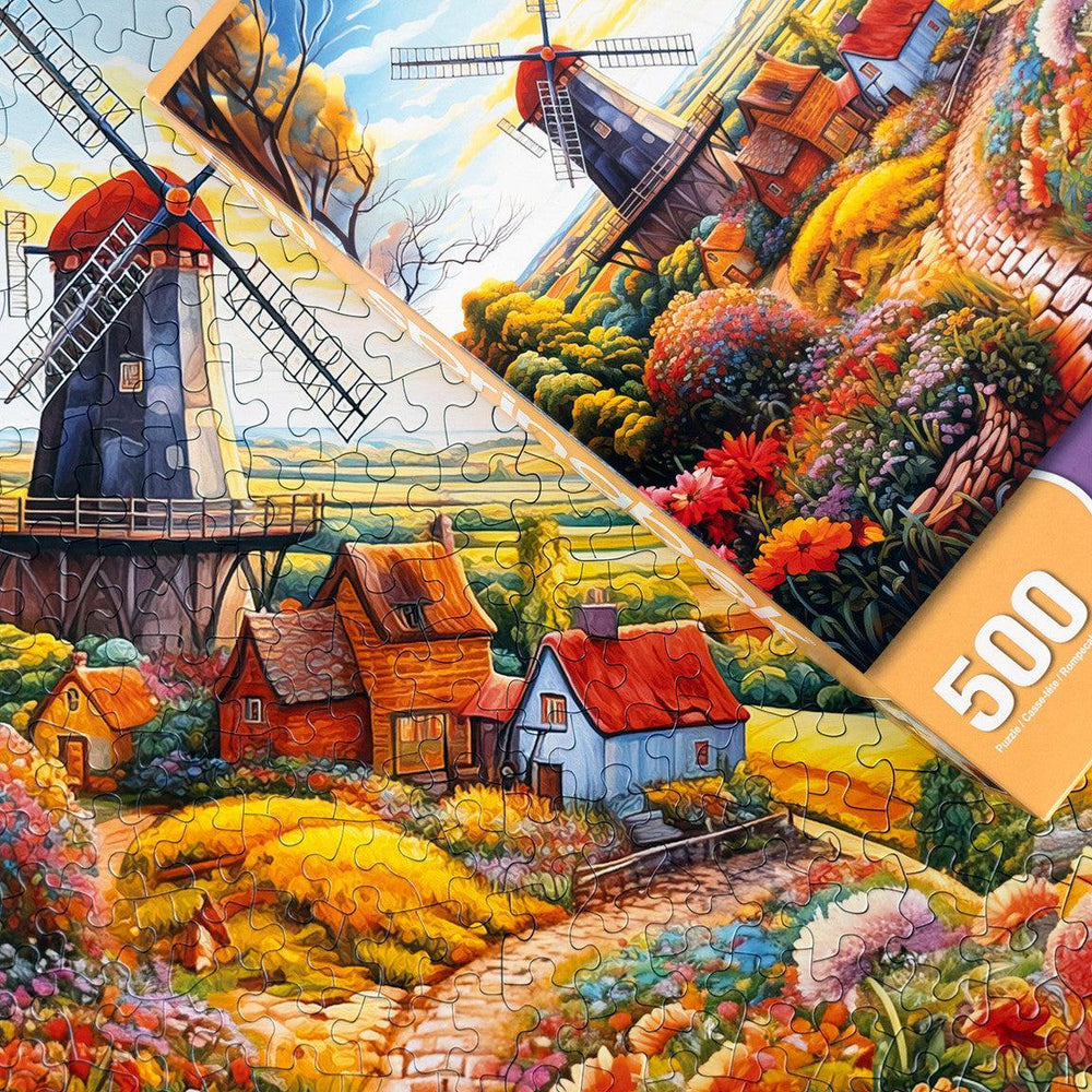 Windmill on the Farm 500 Piece Jigsaw Puzzle Springbok (ONLINE ORDER ONLY)