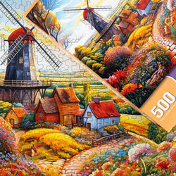 Windmill on the Farm 500 Piece Jigsaw Puzzle Springbok (ONLINE ORDER ONLY)