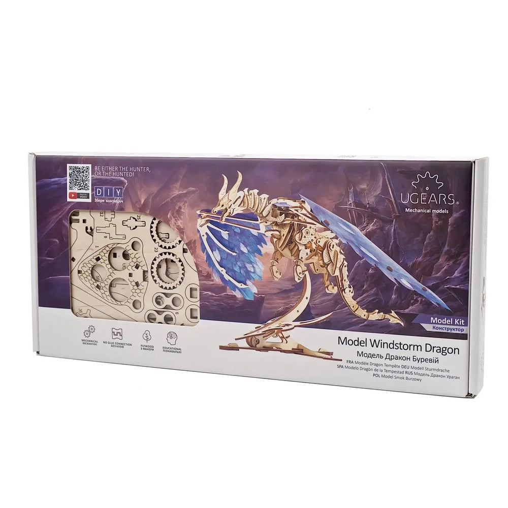 Windstorm Dragon 3D Wood Model Kit UGEARS (ONLINE ORDER ONLY)