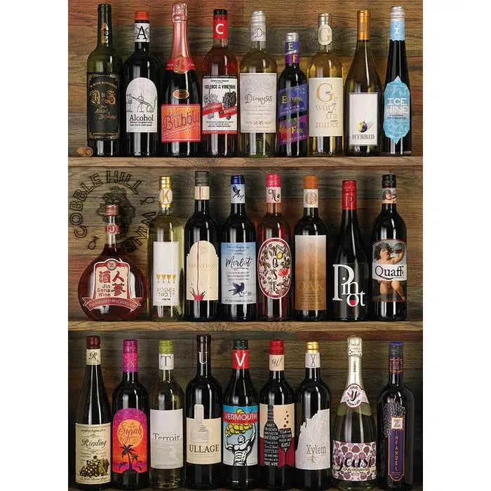 Wine Alphabet 1000 Piece Jigsaw Puzzle Cobble Hill (ONLINE ORDER ONLY)