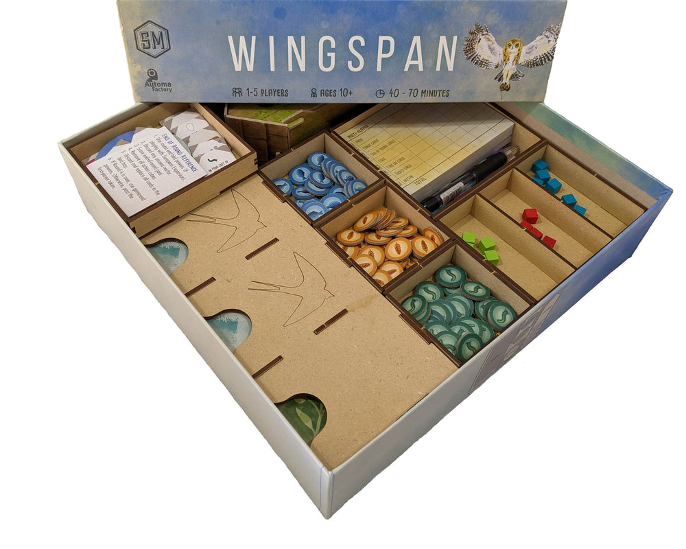 Wingspan Board Game Organizer Insert (ONLINE ORDER ONLY)