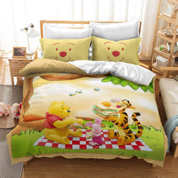 Winnie the pooh Pattern Bedding Set Quilt Cover Without Filler (Online Order Only)