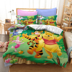 Winnie the pooh Pattern Bedding Set Quilt Cover Without Filler (Online Order Only)