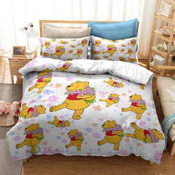 Winnie the pooh Pattern Bedding Set Quilt Cover Without Filler (Online Order Only)