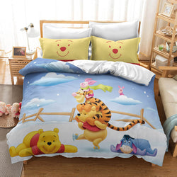 Winnie the pooh Pattern Bedding Set Quilt Cover Without Filler (Online Order Only)