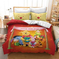 Winnie the pooh Pattern Bedding Set Quilt Cover Without Filler (Online Order Only)